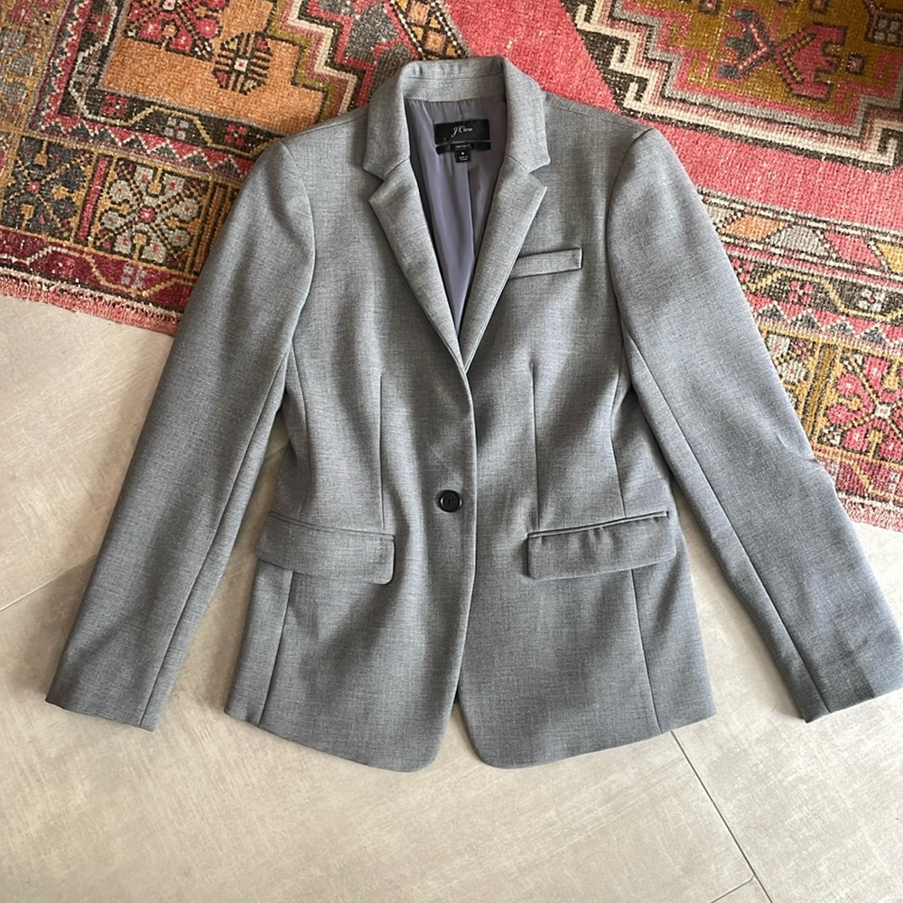 NWT J. Crew Regent Gray Blazer